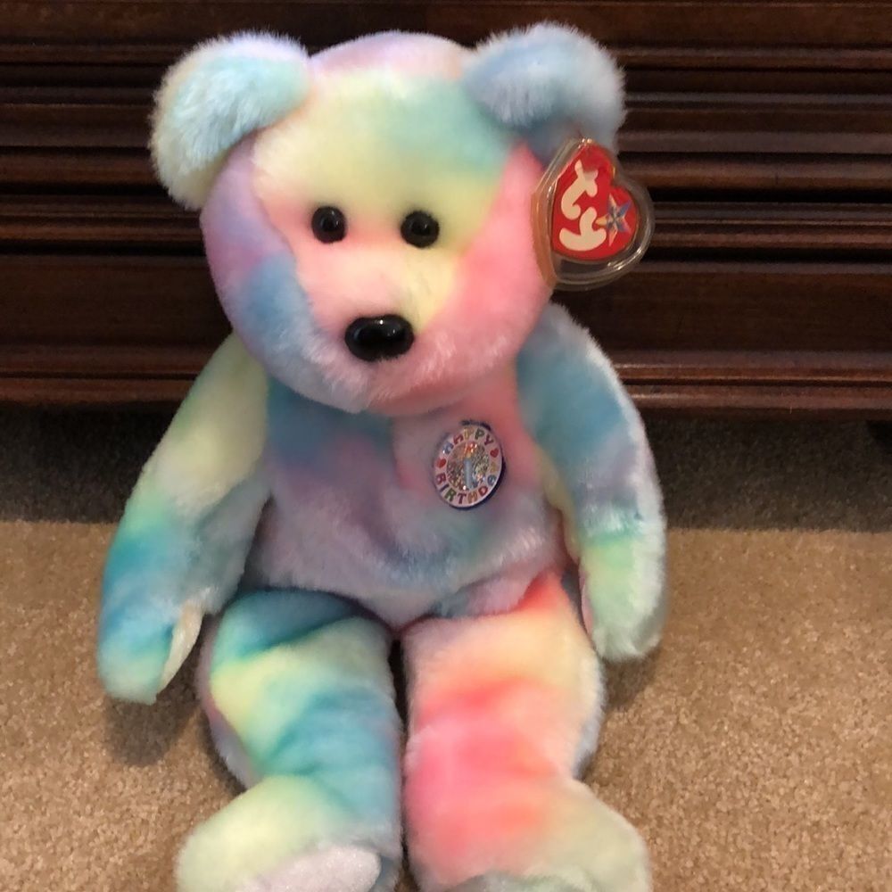 Ty Rare Birthday Beanie Buddy